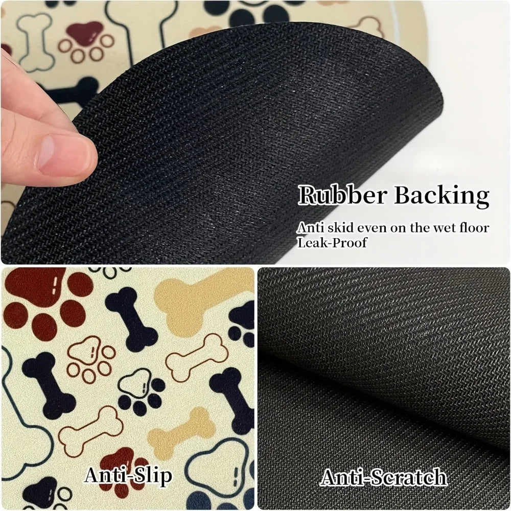 Tapis de Repas Antidérapant à Séchage Rapide pour Chien – PawZix
