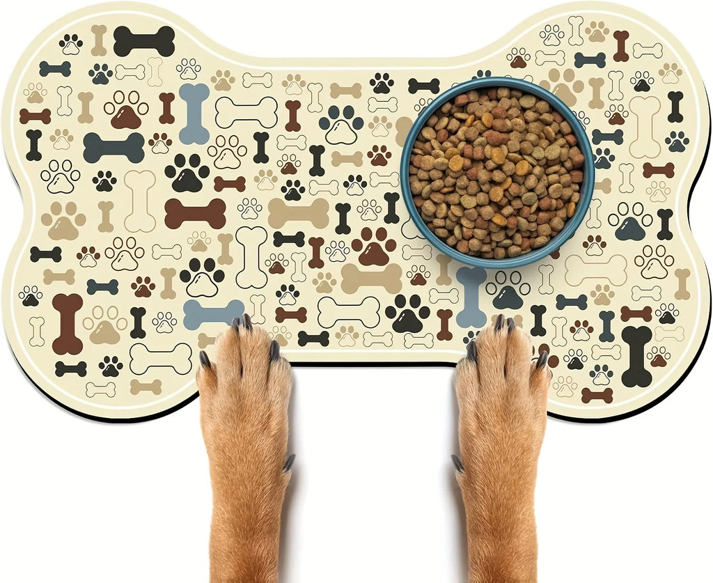 Tapis de Repas Antidérapant à Séchage Rapide pour Chien – PawZix