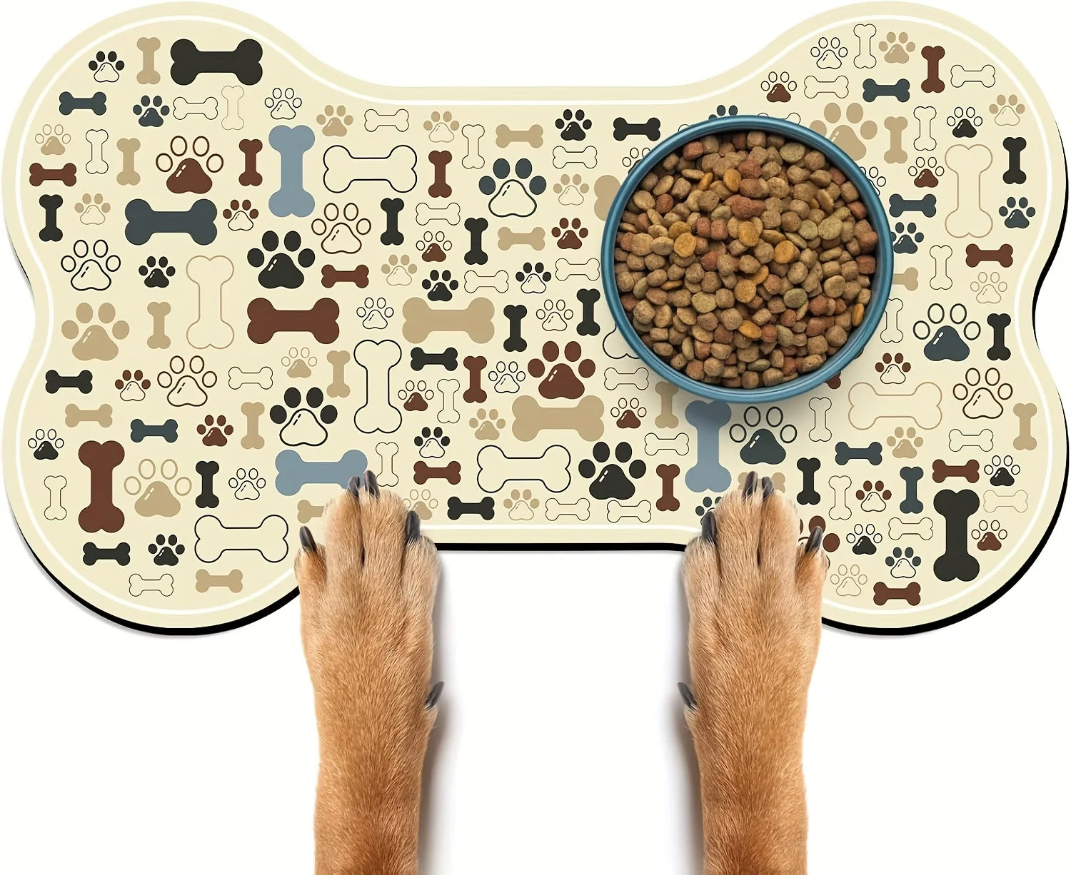 Tapis de Repas Antidérapant à Séchage Rapide pour Chien – PawZix