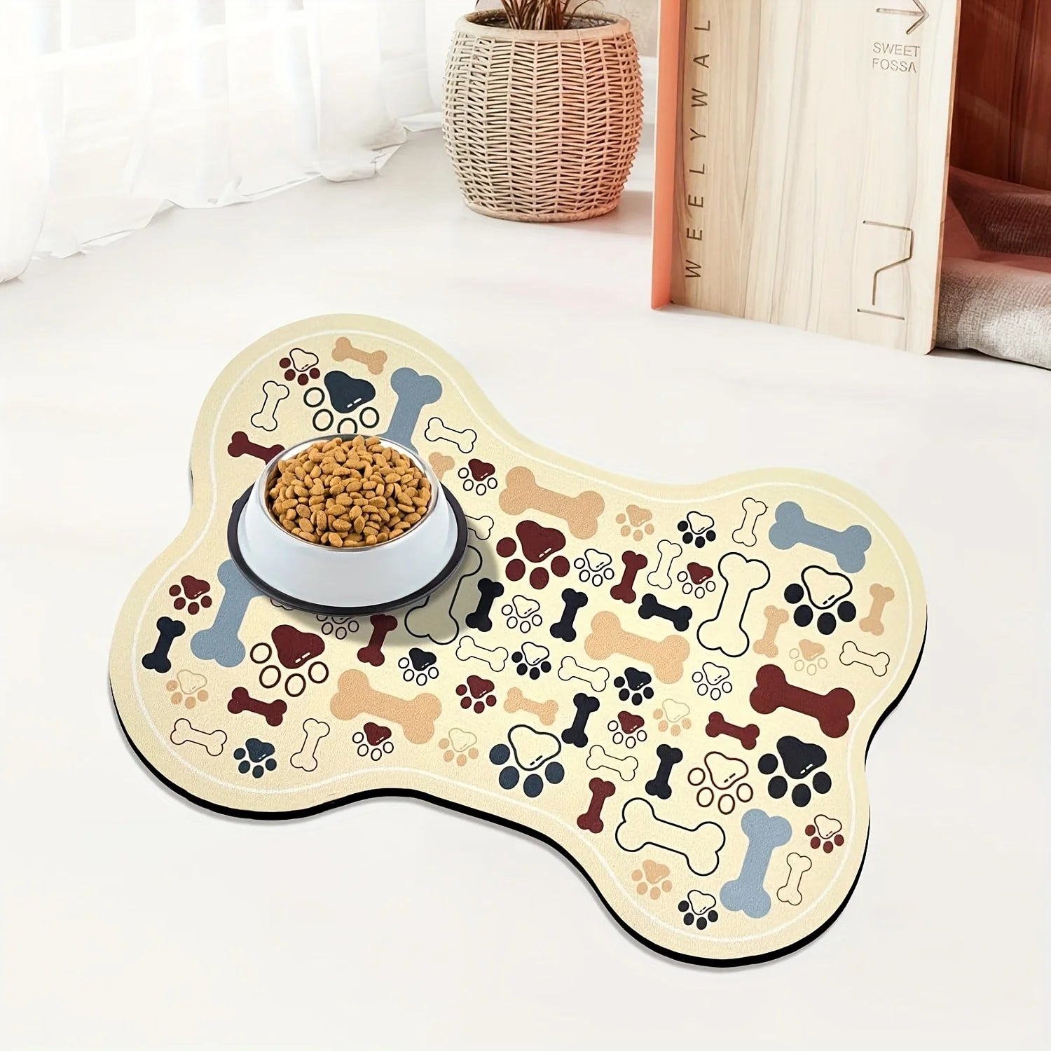 Tapis de Repas Antidérapant à Séchage Rapide pour Chien – PawZix
