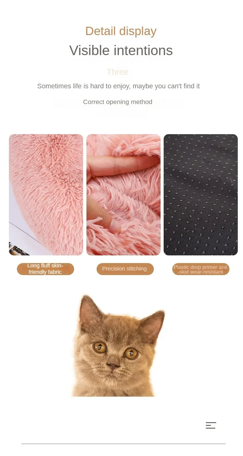 Nid Douillet en Peluche pour Chat et Chien – Confort Toutes Saisons | PawZix