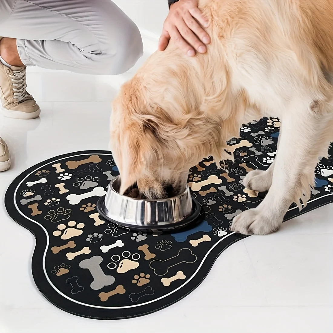 Tapis de Repas Antidérapant à Séchage Rapide pour Chien – PawZix