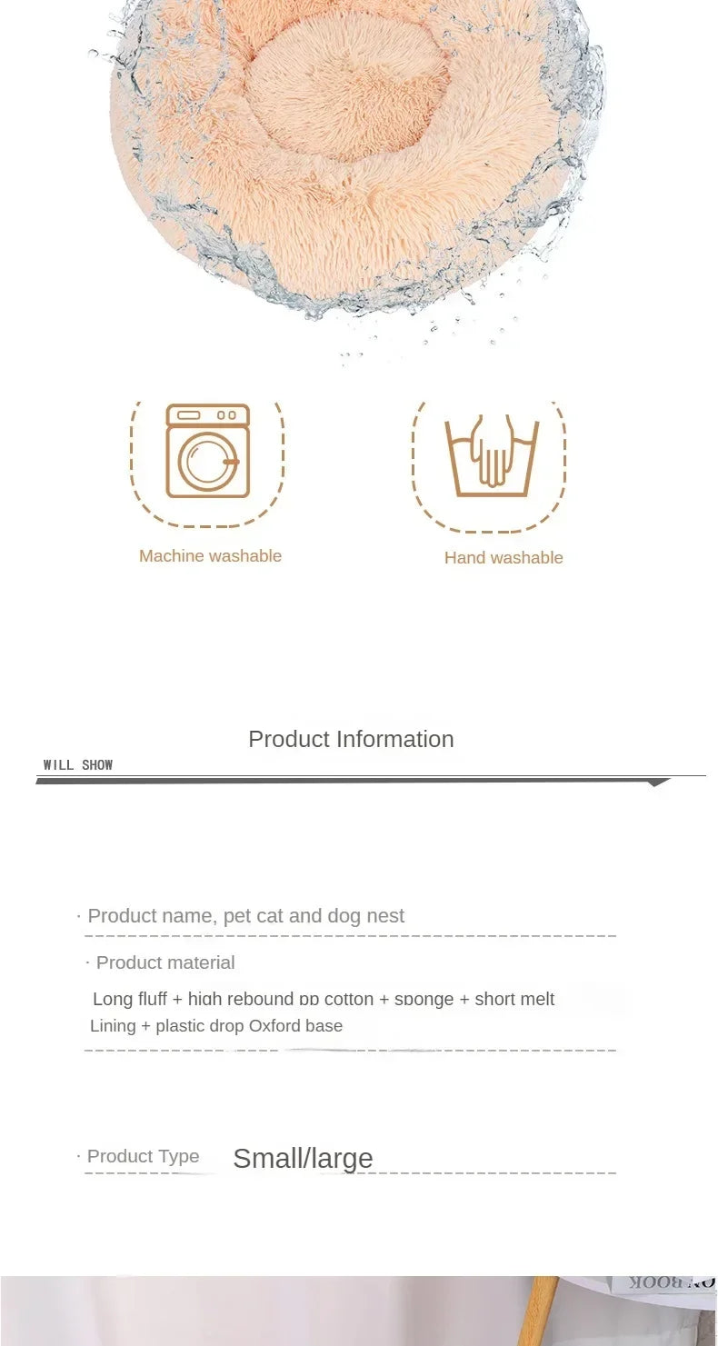 Nid Douillet en Peluche pour Chat et Chien – Confort Toutes Saisons | PawZix